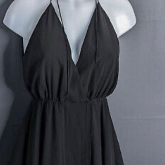 Haute Hippie wrap Mini Halter Dress - Picture 4 of 14